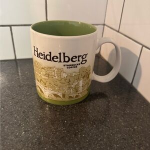 Starbucks Heidelberg Mug - Green and White